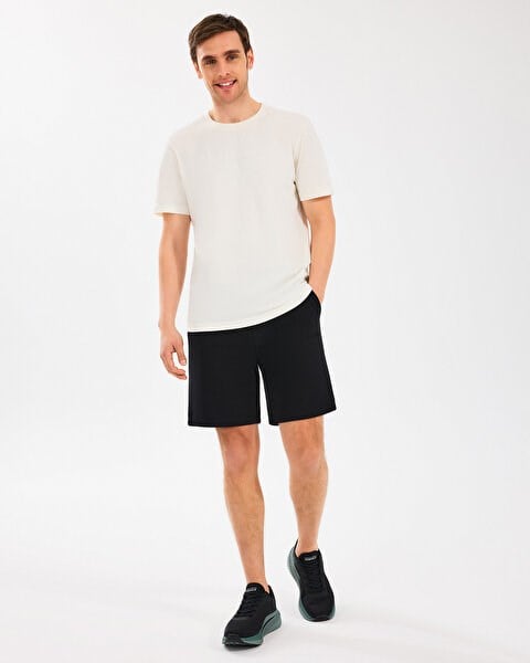 Skechers M Essential Sweatshort Siyah Erkek Şort
