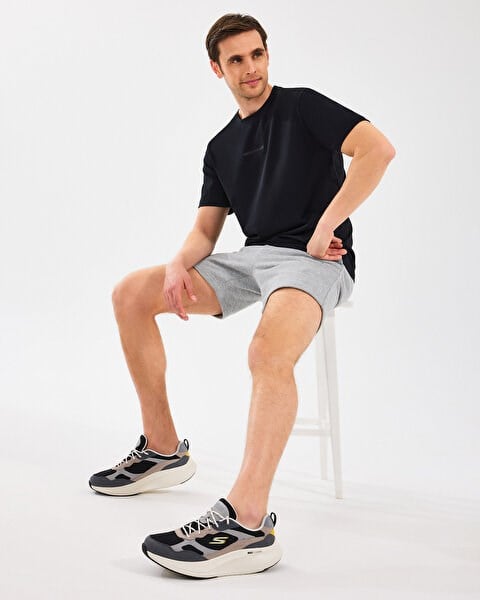 Skechers M Essential T-Shirt Siyah Erkek T-Shirt
