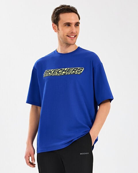 Skechers M Heavyweight Graphic Tee T-Shirt Saks Erkek T-Shirt