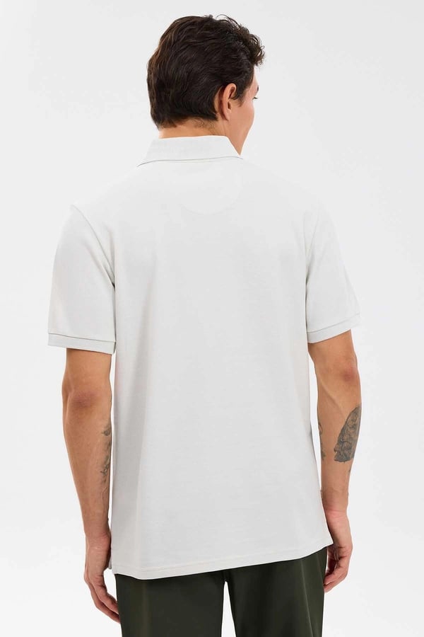 Skechers M Logo Printed Polo Gri Erkek T-Shirt
