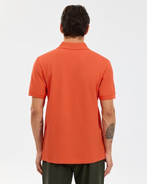 Skechers M Logo Printed Polo Kırmızı Erkek T-Shirt