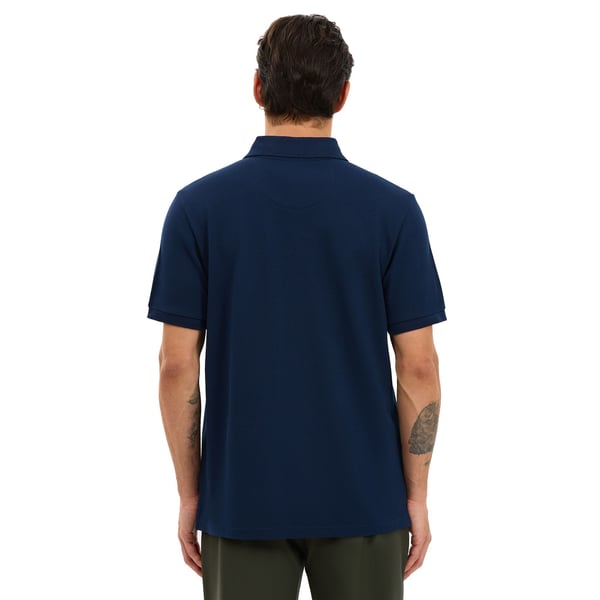 Skechers M Logo Printed Polo Lacivert Erkek T-Shirt