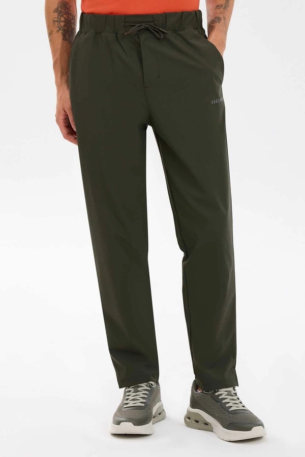 Skechers M Micro Slim Pant Haki Erkek Eşofman Alt