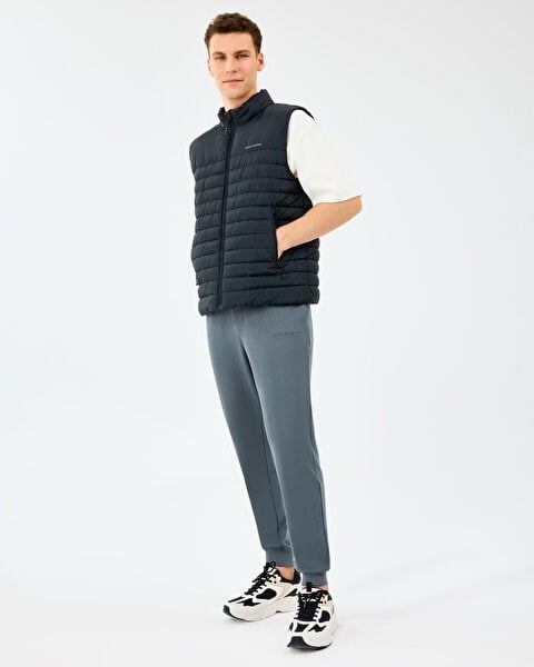 Skechers M Outerwear Polar Lining Paded Vest Siyah Erkek Yelek
