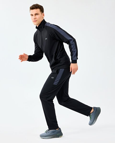 Skechers M Performance Track Suit Siyah Erkek Eşofman Takımı