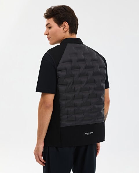 Skechers M Quilted Vest Siyah Erkek Yelek