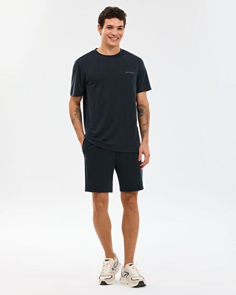Skechers M Regular T-Shirt Siyah Erkek T-Shirt