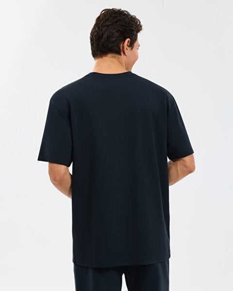 Skechers M Relaxed Fıt T-Shirt Siyah Erkek T-Shirt