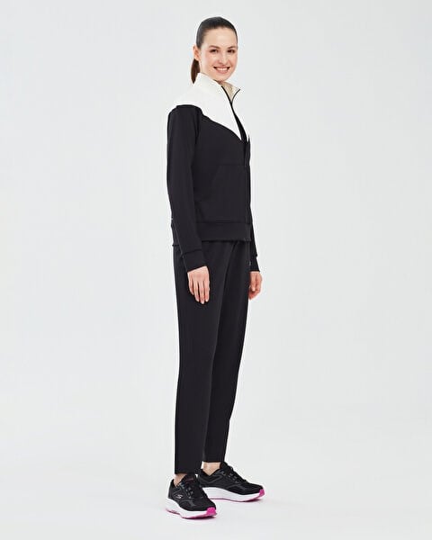 Skechers Performance Coll. W Track Suit Set Siyah Kadın Eşofman Takımı