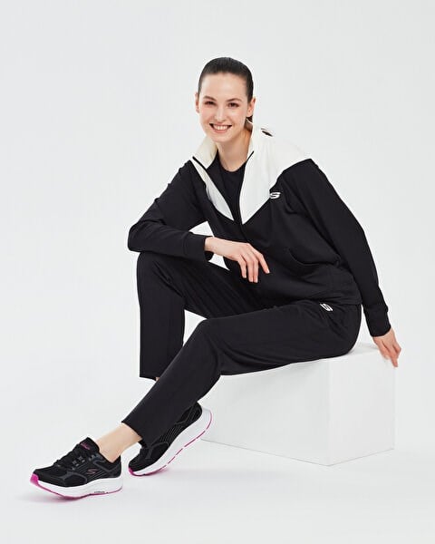 Skechers Performance Coll. W Track Suit Set Siyah Kadın Eşofman Takımı