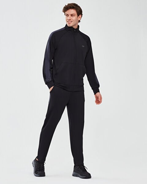Skechers Performance Coll. M Track Suit Set Siyah Erkek Eşofman Takımı