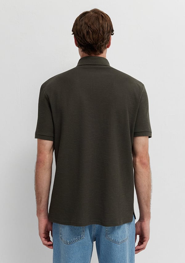 Skechers POLO TİŞÖRT Beluga Haki Erkek T-Shirt