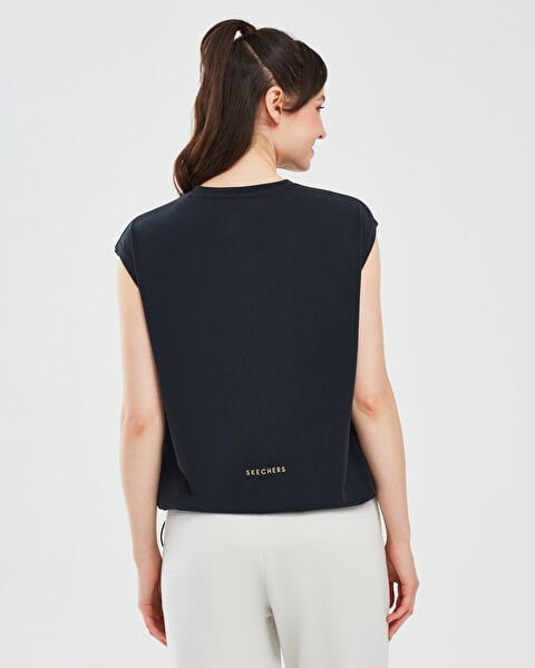 Skechers Soft Touch W Tank T-Shirt Siyah Kadın T-Shirt