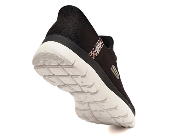 Skechers SUMMITS LEOPARD CHIC Siyah Kadın Günlük Spor Ayakkabı
