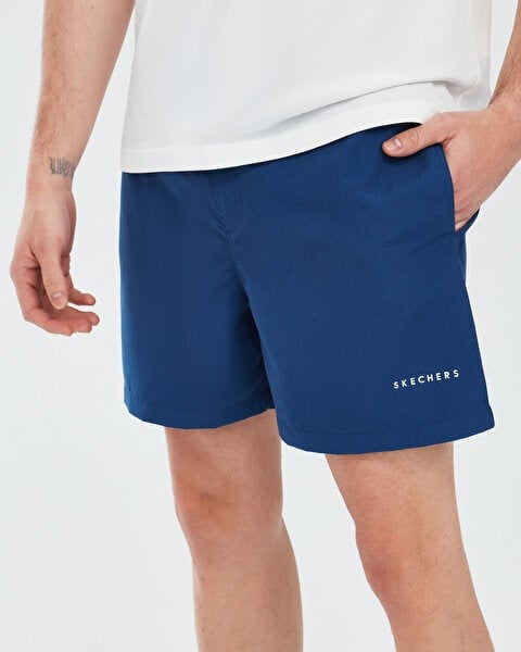 Skechers Swimwear M 5 Ä±nch Swimshort Mavi Erkek Şort