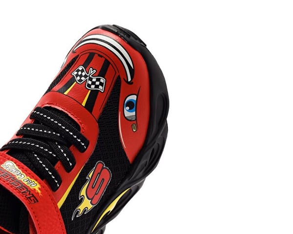 Skechers THERMO-FLASH - WHEEL BUDDİES Kırmızı Erkek Çocuk Günlük Spor Ayakkabı