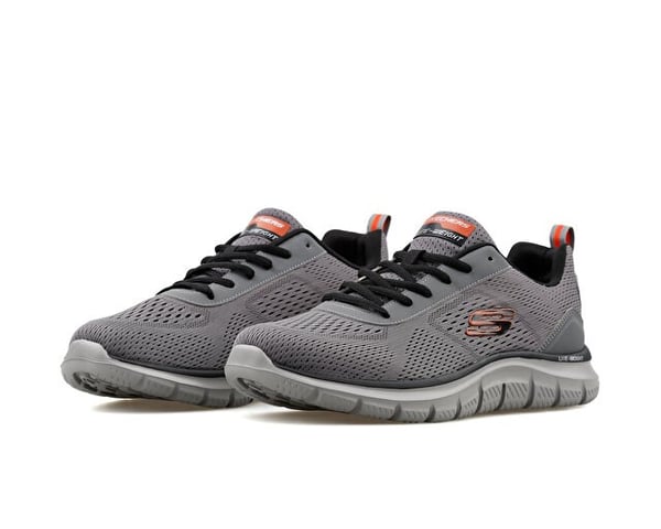 Skechers TRACK-LESHUR Gri Erkek Günlük Spor Ayakkabı