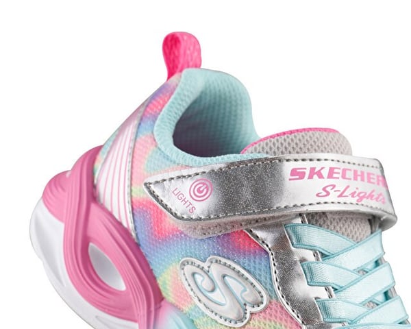 Skechers TWISTY GLOW - SORBET SWİRL Turkuaz Kız Çocuk Günlük Spor Ayakkabı