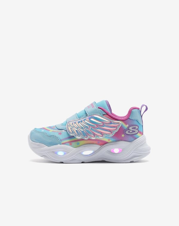 Skechers TWISTY GLOW Turkuaz Kız Çocuk Günlük Spor Ayakkabı