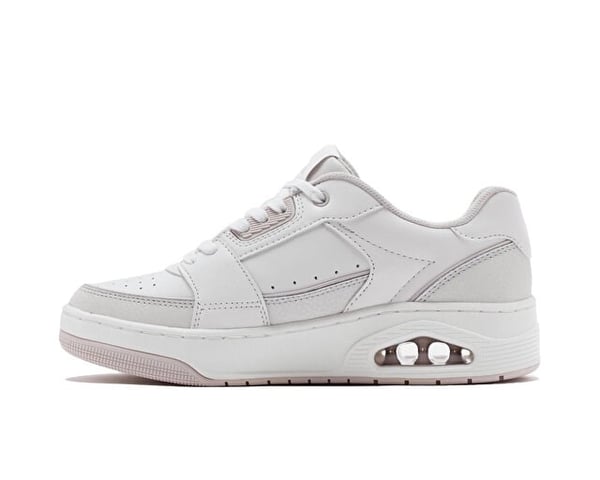 Skechers UNO COURT  -  COURTED STYLE Beyaz Kadın Günlük Spor Ayakkabı