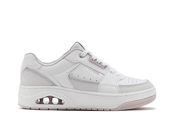 Skechers UNO COURT  -  COURTED STYLE Beyaz Kadın Günlük Spor Ayakkabı