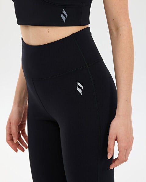 Skechers W Basic Flare Legging Siyah Kadın Tayt