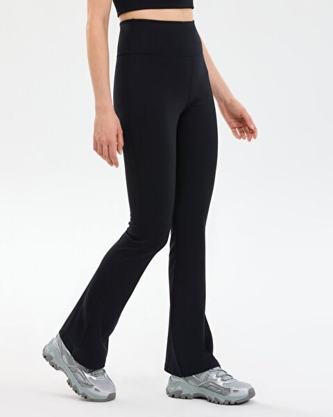 Skechers W Basic Flare Legging Siyah Kadın Tayt