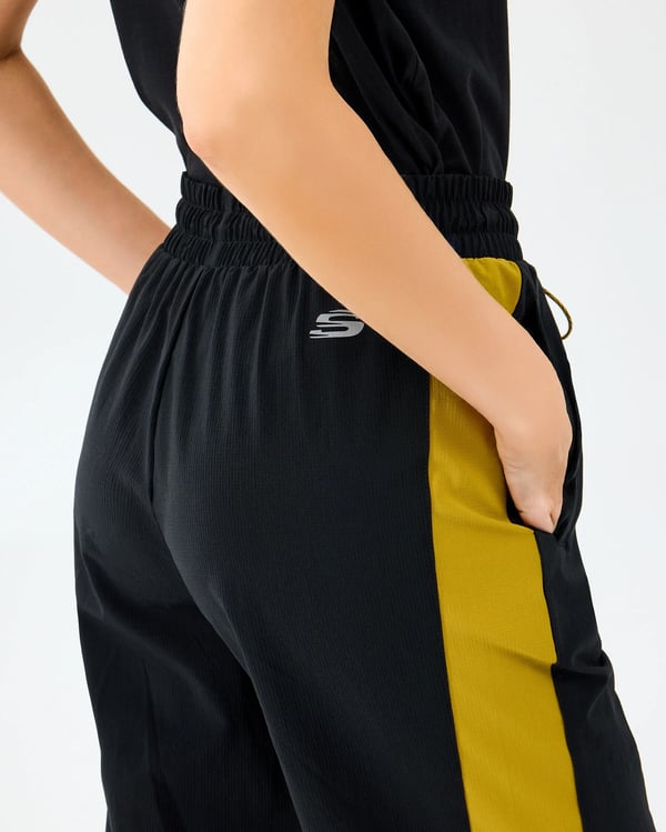 Skechers W Color Block MÄ°cro Pant Siyah Kadın Pantolon