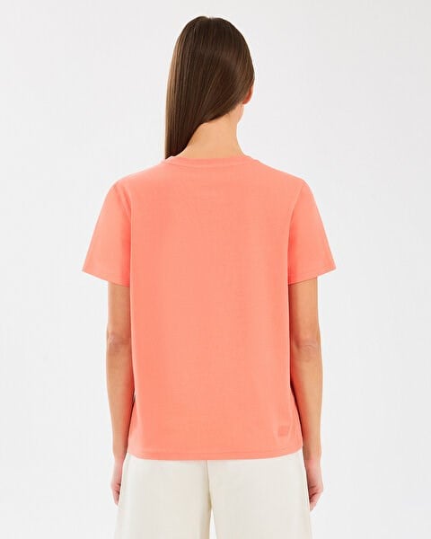 Skechers W Essential Crewneck T-Shirt Pudra Kadın T-Shirt