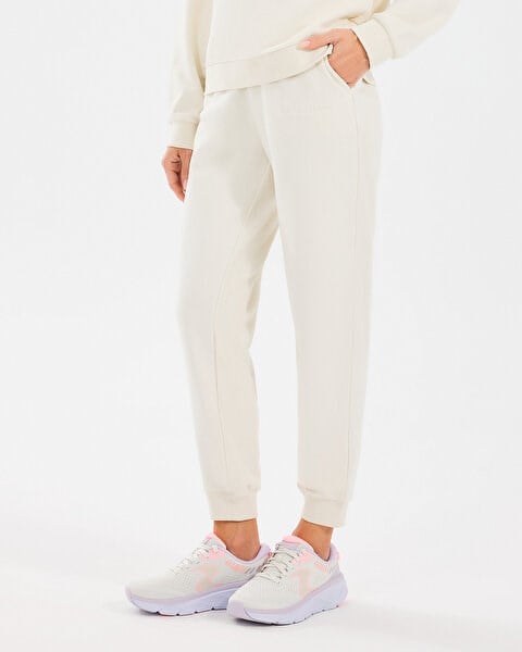 Skechers W Essential Jogger Sweatpant Beyaz Kadın Eşofman Alt