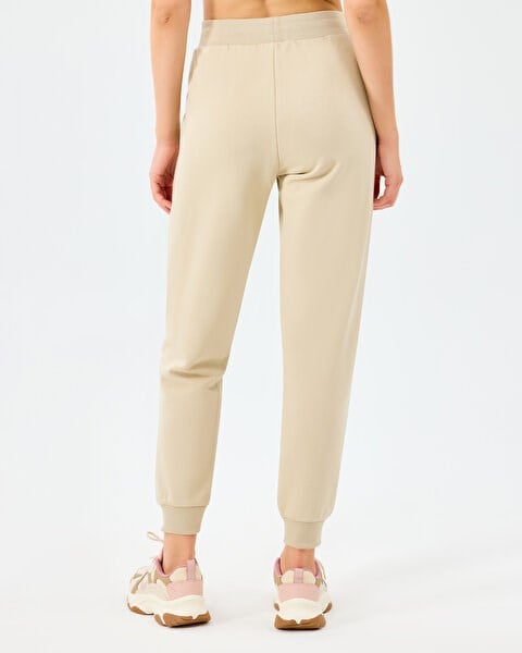 Skechers W Essentials Jogger Sweatpant Bej Kadın Eşofman Alt