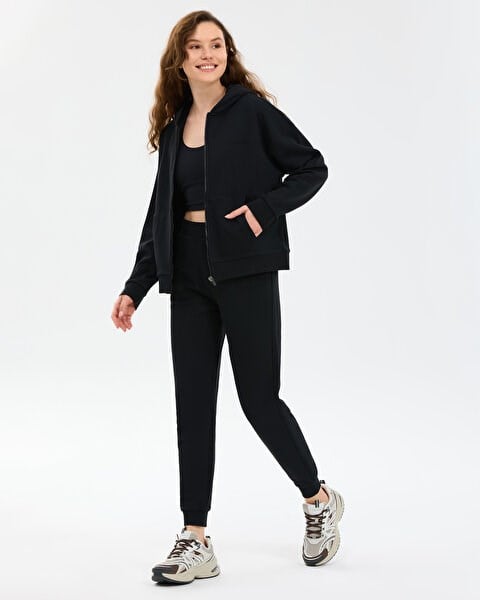 Skechers W Essentials Jogger Sweatpant Siyah Kadın Eşofman Alt