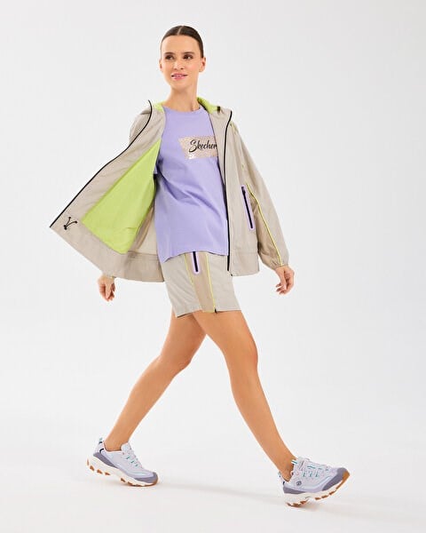 Skechers W Fullzip Jacket Beyaz Kadın Ceket