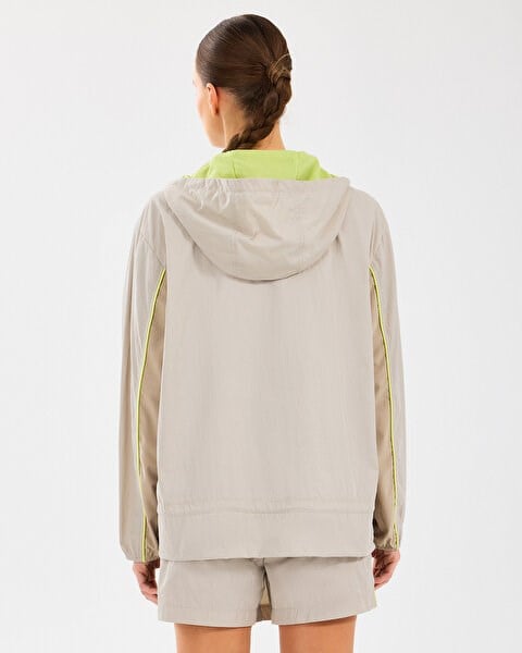 Skechers W Fullzip Jacket Beyaz Kadın Ceket