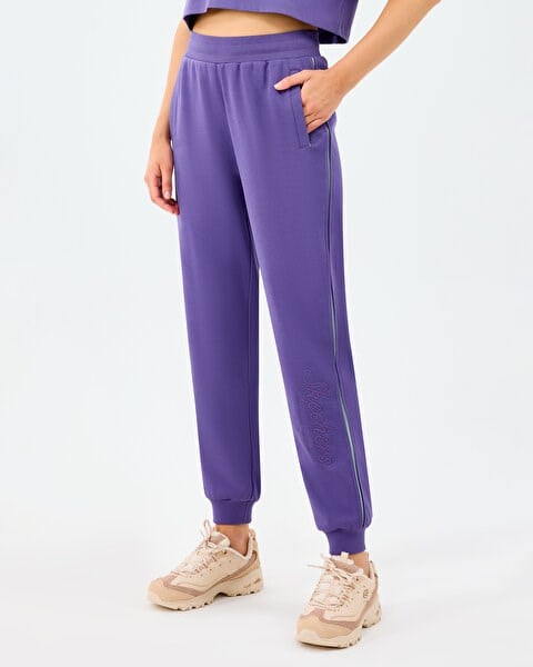 Skechers W Jogger Sweatpant Mor Kadın Eşofman Alt