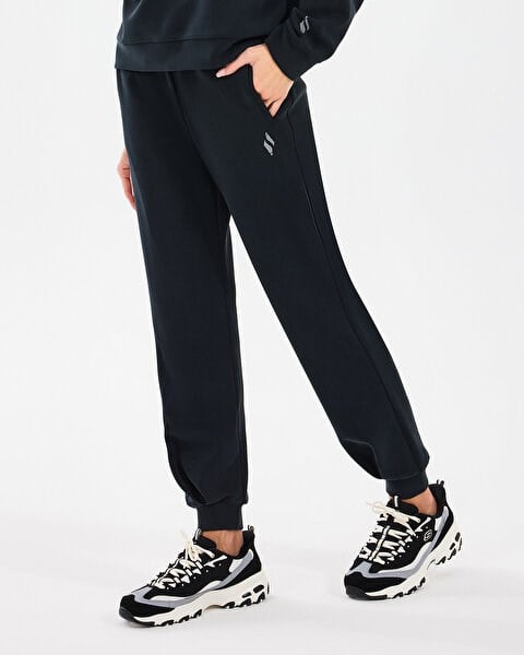 Skechers W Lounge Jogger Sweatpant Siyah Kadın Eşofman Alt