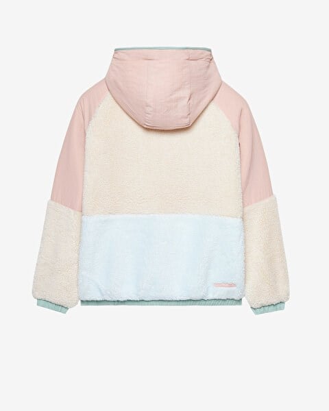 Skechers W Outdoor Fleece Full Zip Sherpa Pembe Kadın Ceket