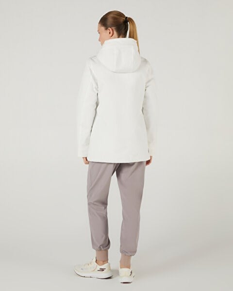 Skechers W OUTERWEAR PADDED JACKET Beyaz Kadın Ceket