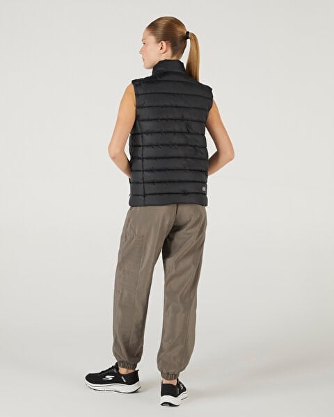 Skechers W OUTERWEAR PADDED VEST Siyah Kadın Yelek