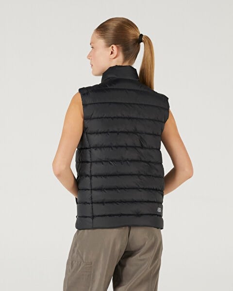 Skechers W OUTERWEAR PADDED VEST Siyah Kadın Yelek