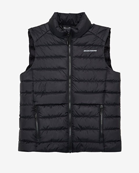 Skechers W OUTERWEAR PADDED VEST Siyah Kadın Yelek