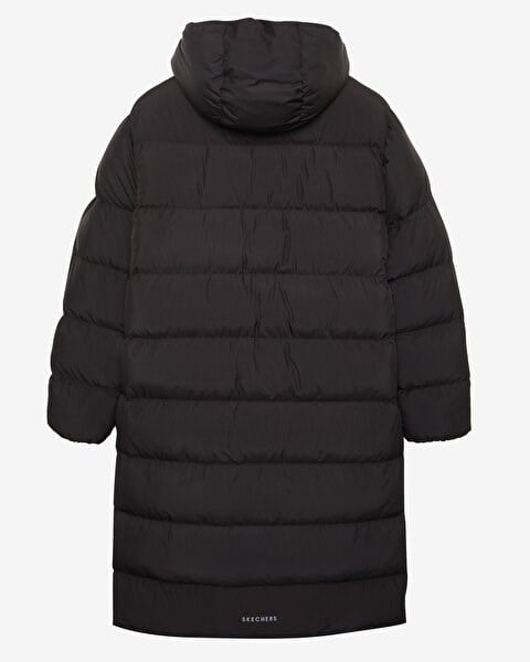 Skechers W OUTERWEAR PUFFER JACKET Siyah Kadın Ceket