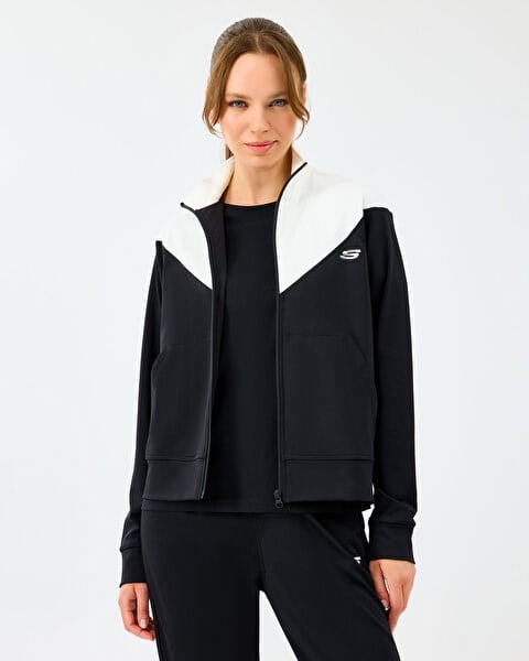 Skechers W Performance Track Suit Siyah Kadın Eşofman Takımı