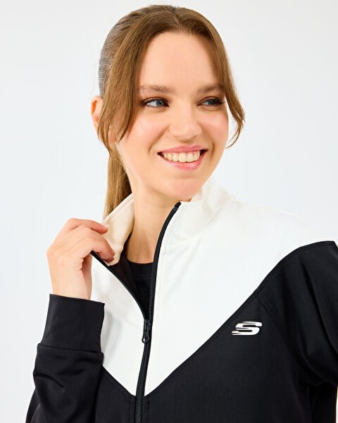 Skechers W Performance Track Suit Siyah Kadın Eşofman Takımı