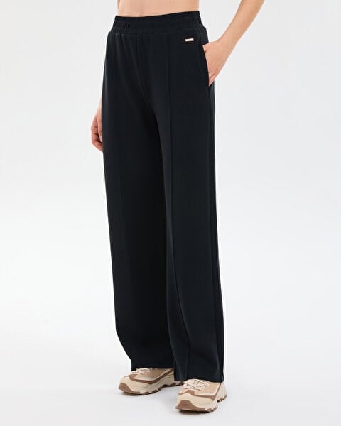 Skechers W Soft Touch Regular Sweatpant Siyah Kadın Eşofman Alt