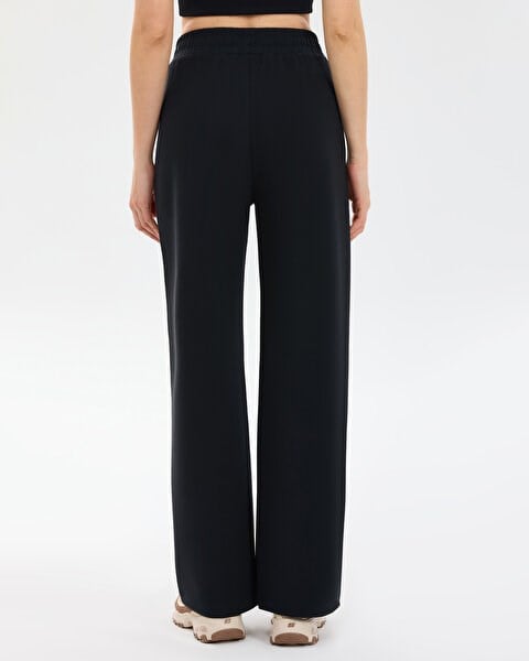 Skechers W Soft Touch Regular Sweatpant Siyah Kadın Eşofman Alt