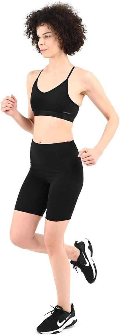 Sportive BICI BIKER TAYT Siyah Kadın Tayt