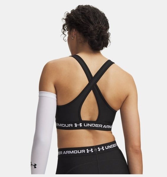 Under Armour Crossback Mid Bra Siyah Kadın Sporcu Sütyeni (Bra)