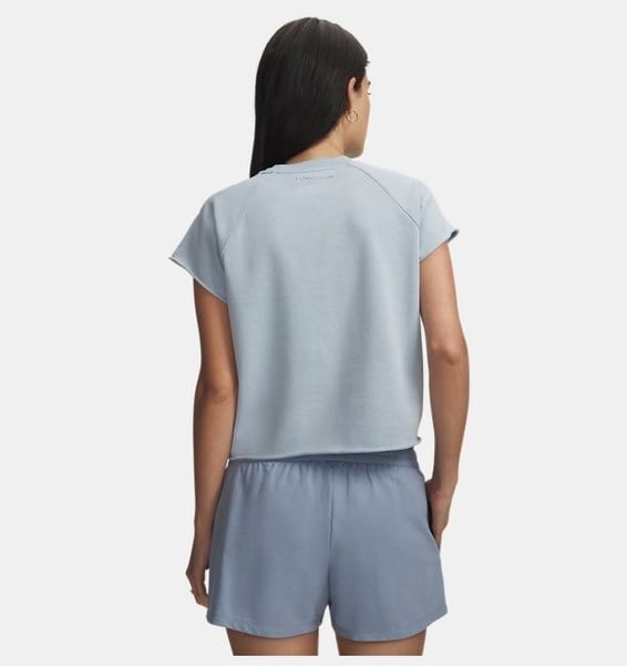 Under Armour Icon Wm Cut Off Ss Gri Kadın T-Shirt