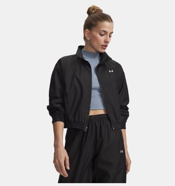Under Armour Icon Woven Jacket Siyah Kadın Ceket